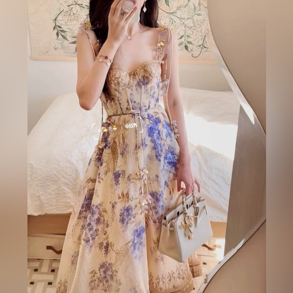 zimmermann picnic midi dress size 1 - Picture 1 of 5